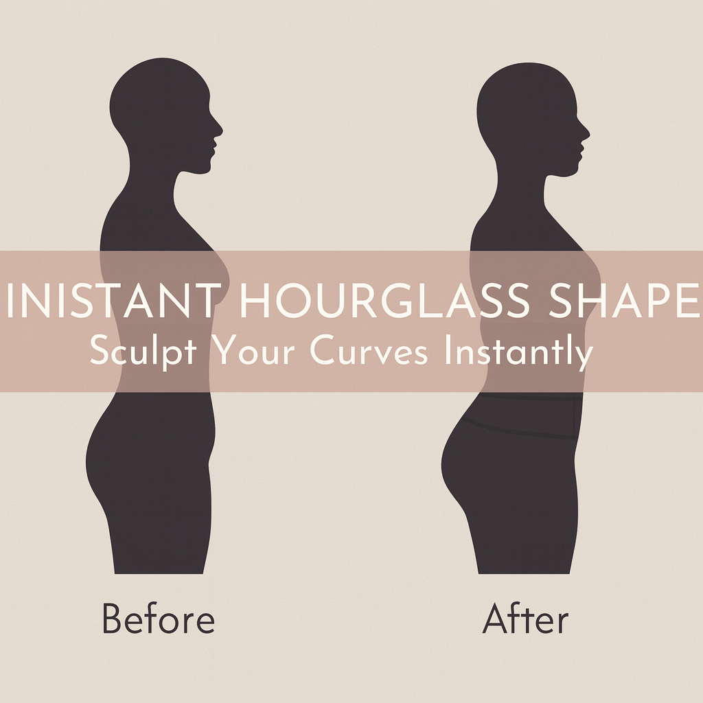 Woman wearing Luxe Waisted waist trainer showing hourglass shape  Luxe 3.0 Waist Trainer close-up with double compression belt  Gym workout wearing Luxe Waisted waist trainer for extra core support