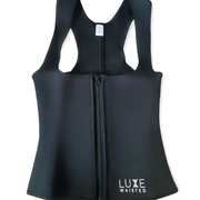 luxe waisted sweat belt and vest , fajas colombiana