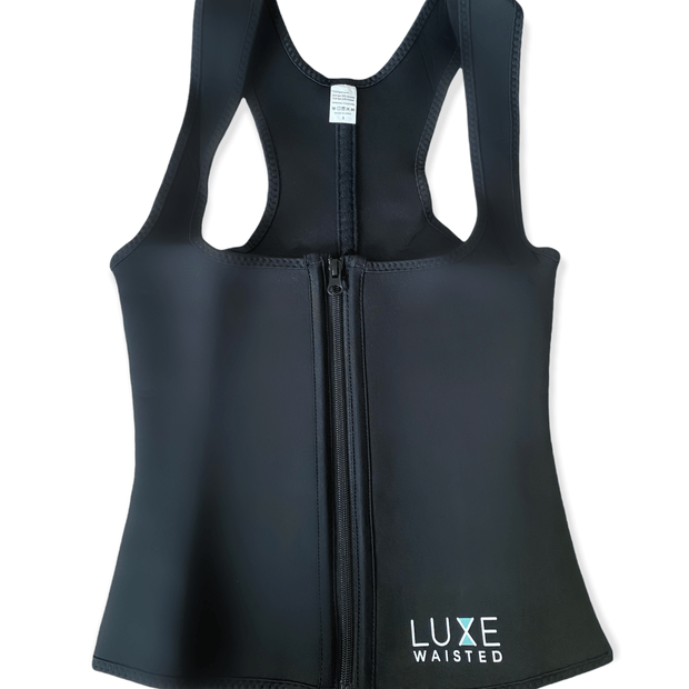 luxe waisted sweat belt and vest , fajas colombiana