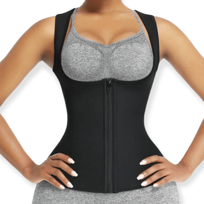 sweat vest - luxe waisted