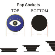 Luxewaisted Blue Evil eye pop socket