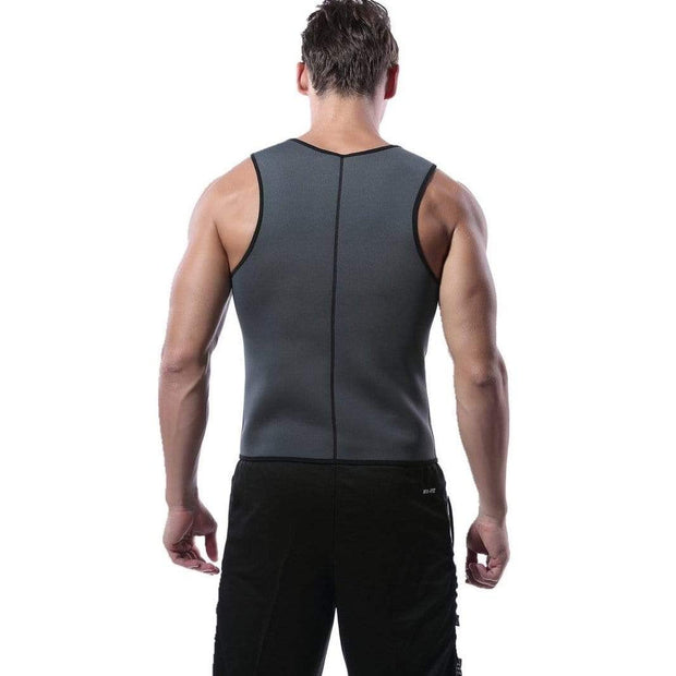 Luxewaisted Mens Waist Trainers Large / Dark Grey Men’s thermo VEST