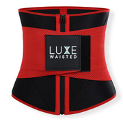 Luxewaisted Womens Waist Trainers Small / Red with black Luxe Waisted Sauna belt