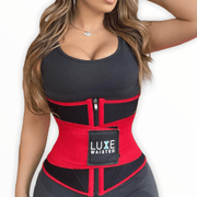 Luxewaisted Womens Waist Trainers XL / Red with black Luxe Waisted Sauna belt